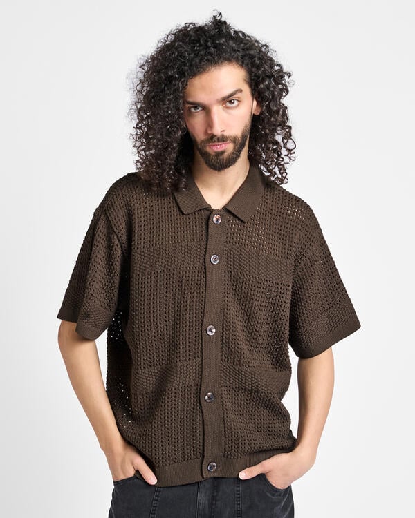 Obey ZACH SWEATER SHIRT | 151000122-WRN | AFEW STORE